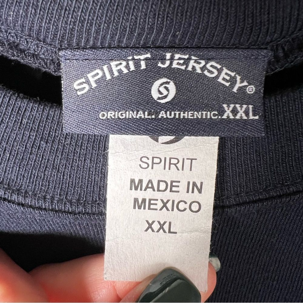 🔥NEW🔥”Nashville” Spirit Jersey lightweight crop sweatshirt 🔥 oversized 🔥 XXL - Picture 4 of 9